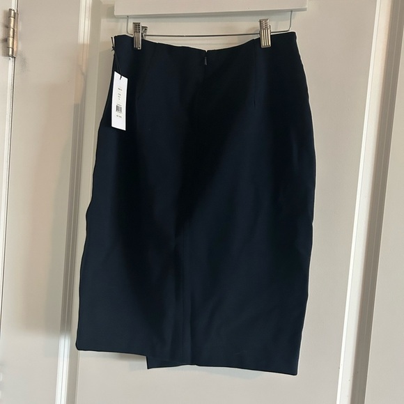 Nwt Bailey 44 Lavinia Skirt Asymmetrical Hem Wrap Front Twilight Size 4 - Picture 6 of 6